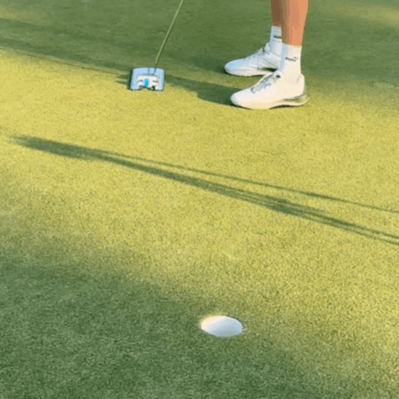 ショートパットの練習(動画GIF)
